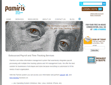 Tablet Screenshot of pamiris.com